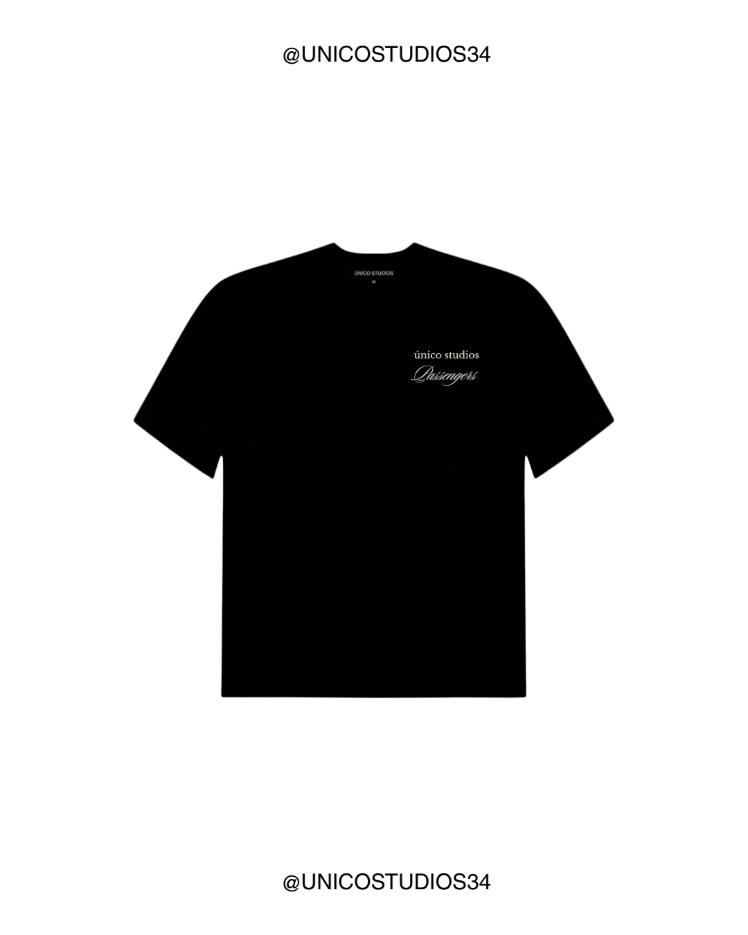 ÚNICO STUDIOS CATCH FLIGHTS T-SHIRT - Black
