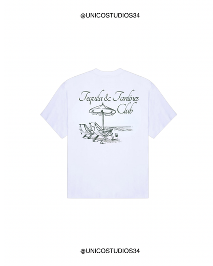 ÚNICO STUDIOS TEQUILA TANLINES T-SHIRT - White