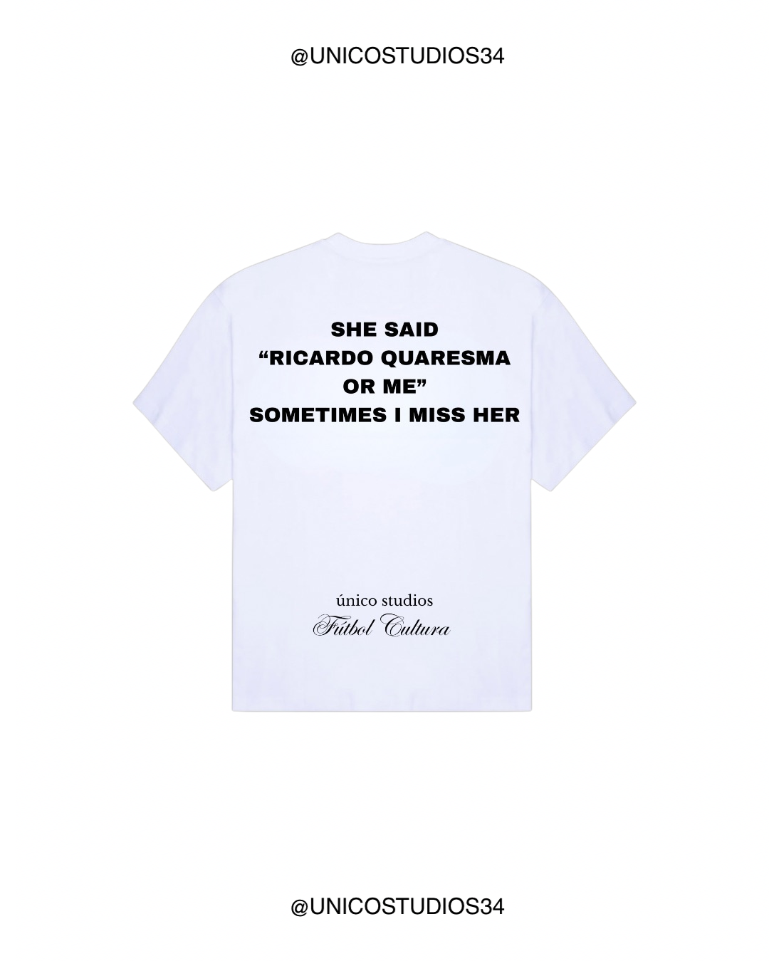 ÚNICO STUDIOS QUARESMA T-SHIRT - White