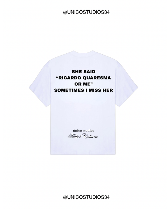 ÚNICO STUDIOS QUARESMA T-SHIRT - White