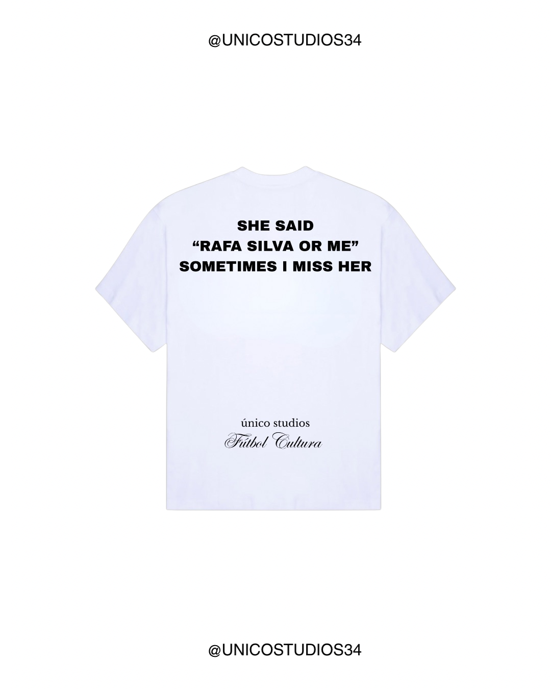ÚNICO STUDIOS RAFA SILVA T-SHIRT - White