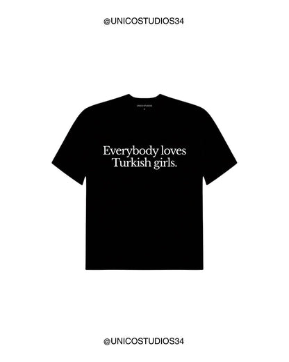 ÚNICO STUDIOS TURKISH GIRLS T-SHIRT - Black