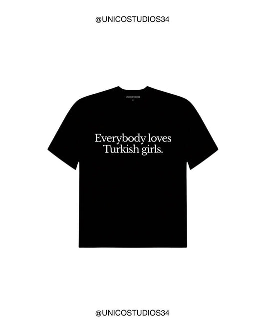 ÚNICO STUDIOS TURKISH GIRLS T-SHIRT - Black