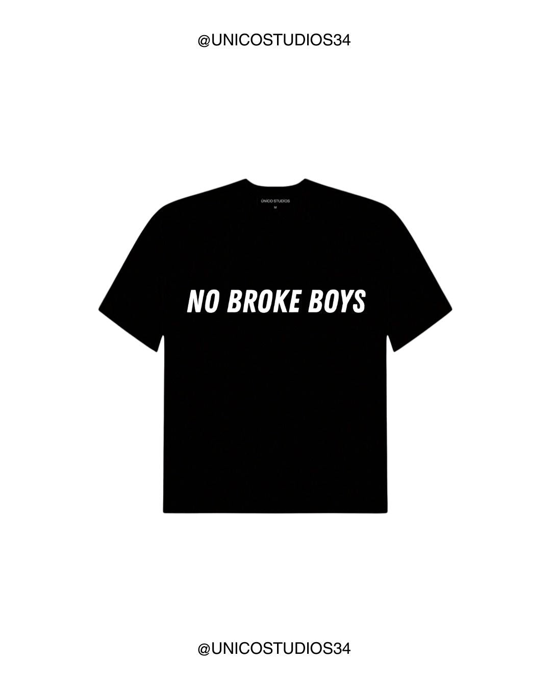 ÚNICO STUDIOS NO BROKE BOYS T-SHIRT - Black