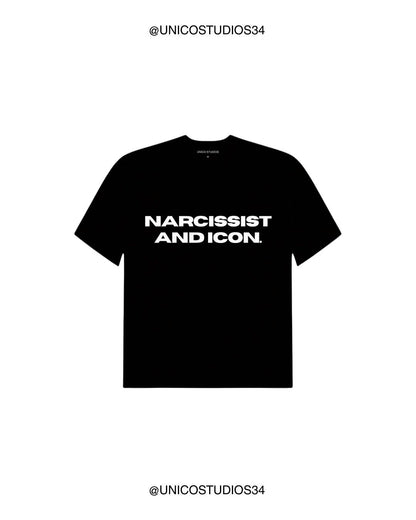 ÚNICO STUDIOS NARCISSIST AND ICON T-SHIRT - Black