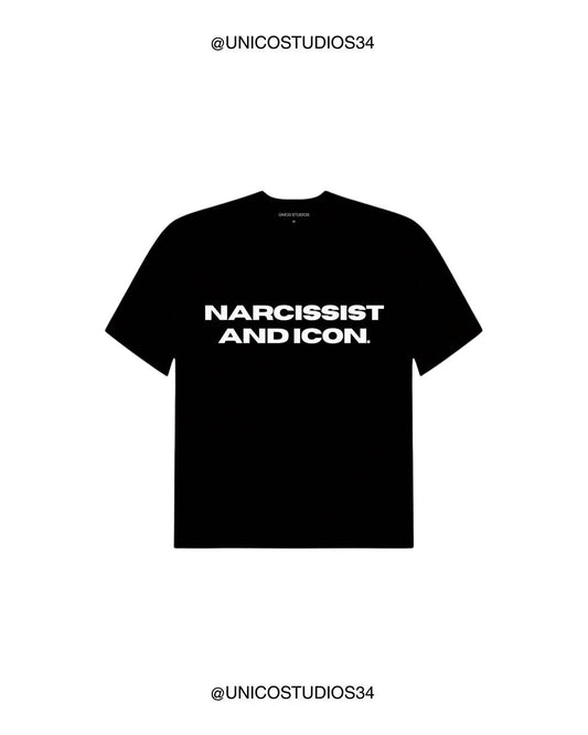 ÚNICO STUDIOS NARCISSIST AND ICON T-SHIRT - Black