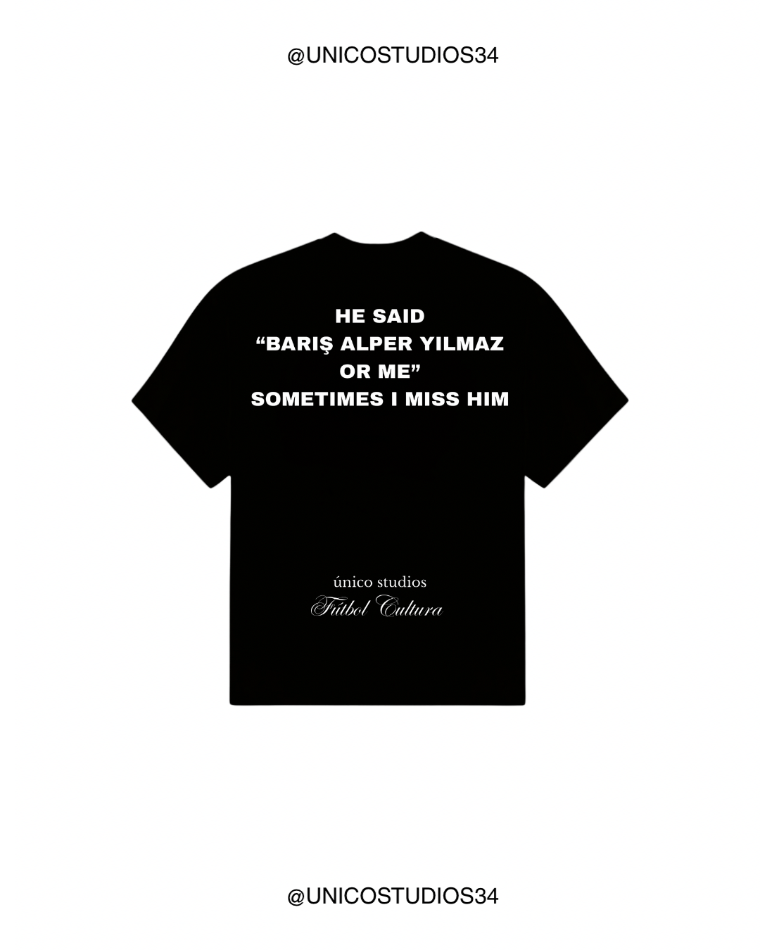 ÚNICO STUDIOS BARIS ALPER FOR HER T-SHIRT - Black