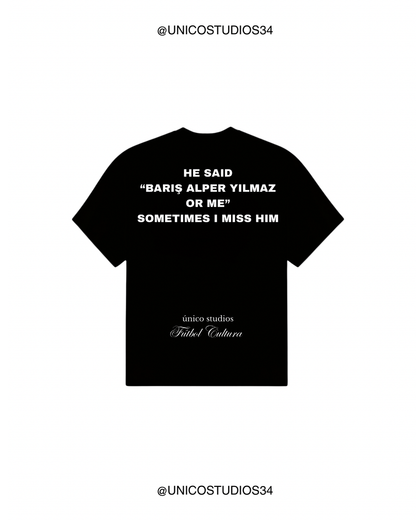 ÚNICO STUDIOS BARIS ALPER FOR HER T-SHIRT - Black