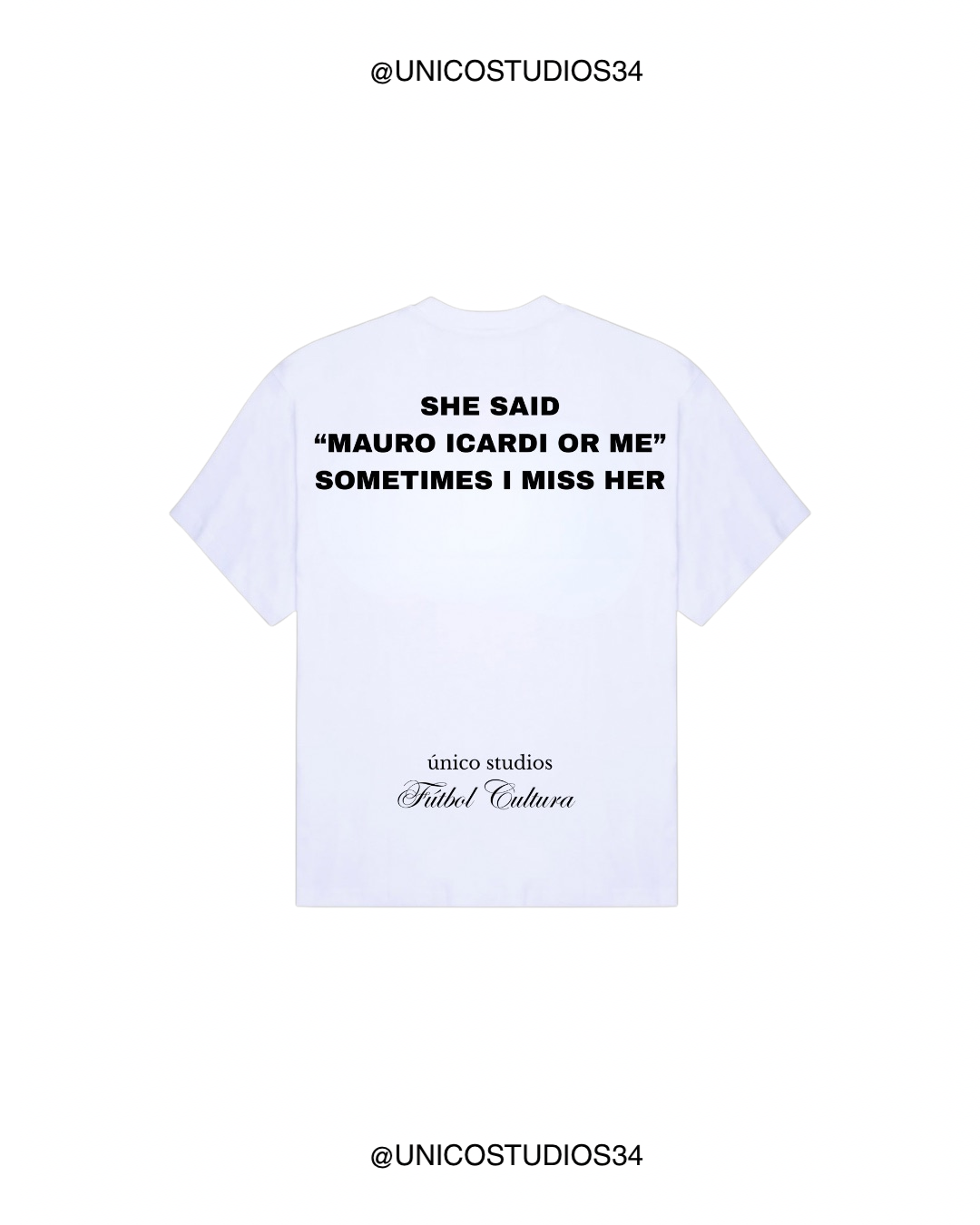 ÚNICO STUDIOS ICARDI T-SHIRT - White