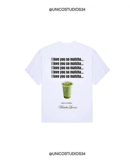 ÚNICO STUDIOS I LOVE YOU SO MATCHA T-SHIRT - White