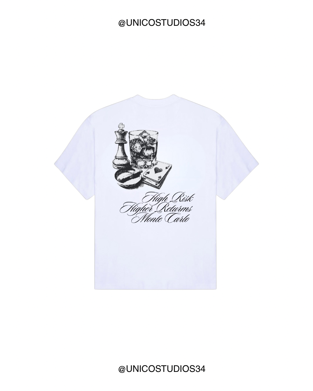 ÚNICO STUDIOS MONTE CARLO T-SHIRT - White