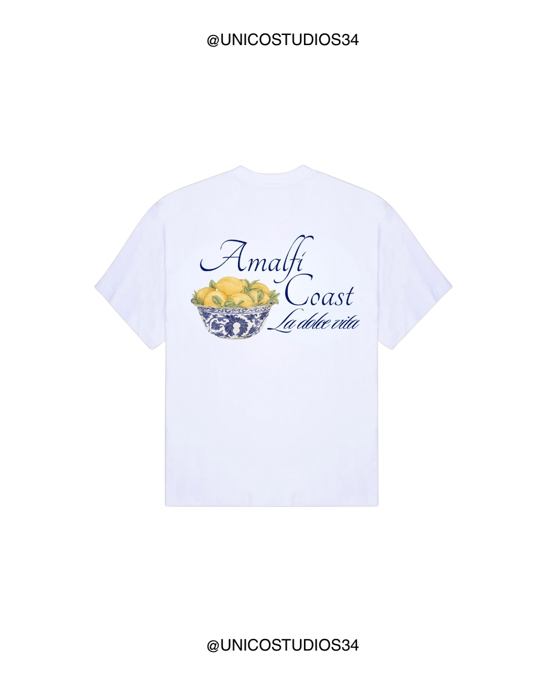 ÚNICO STUDIOS AMALFI COAST T-SHIRT - White