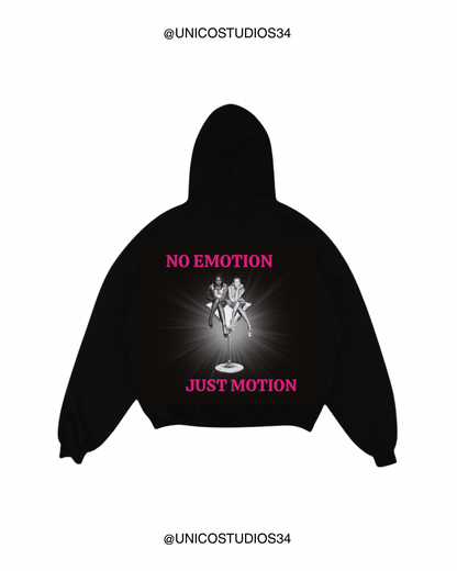 ÚNICO STUDIOS NO EMOTION HOODIE - Black