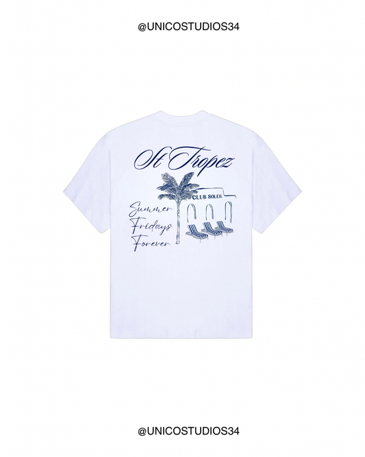 ÚNICO STUDIOS ST TROPEZ T-SHIRT - White