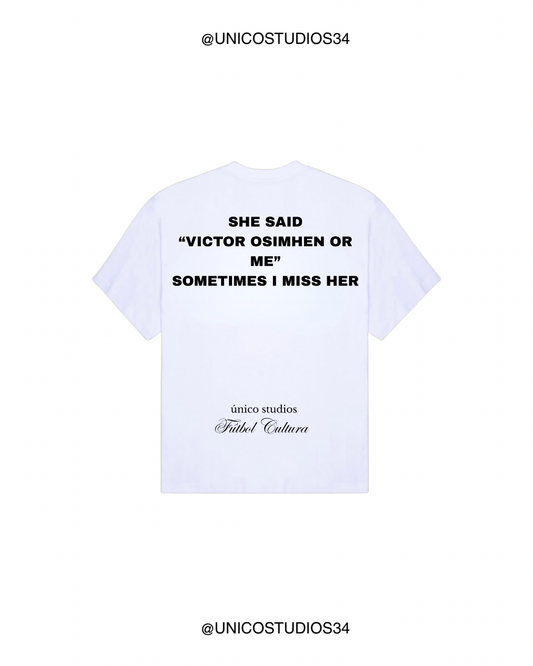 ÚNICO STUDIOS OSIMHEN T-SHIRT - White