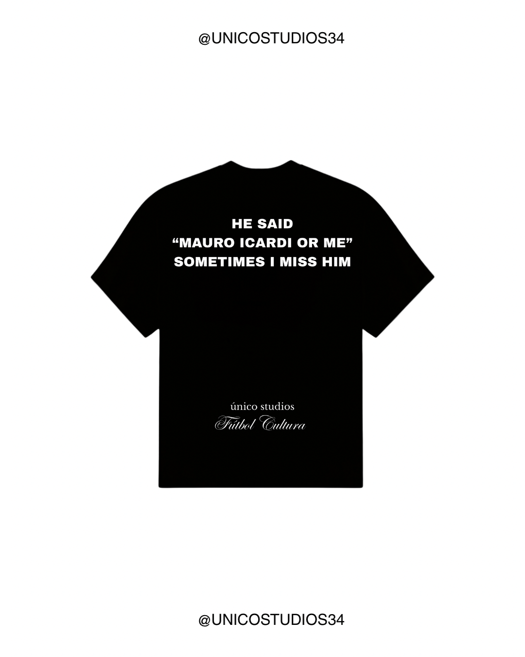 ÚNICO STUDIOS ICARDI FOR HER T-SHIRT - Black