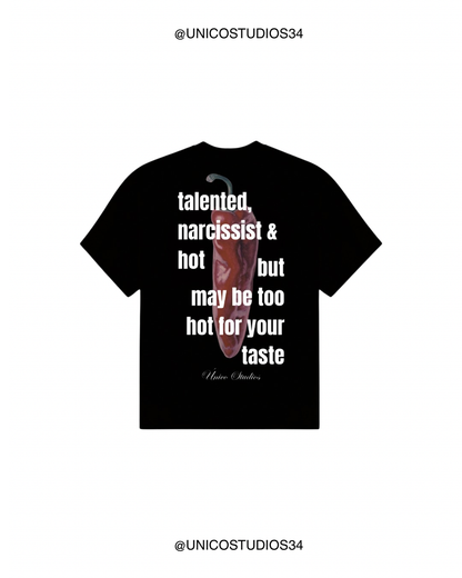 ÚNICO STUDIOS TOO HOT T-SHIRT - Black