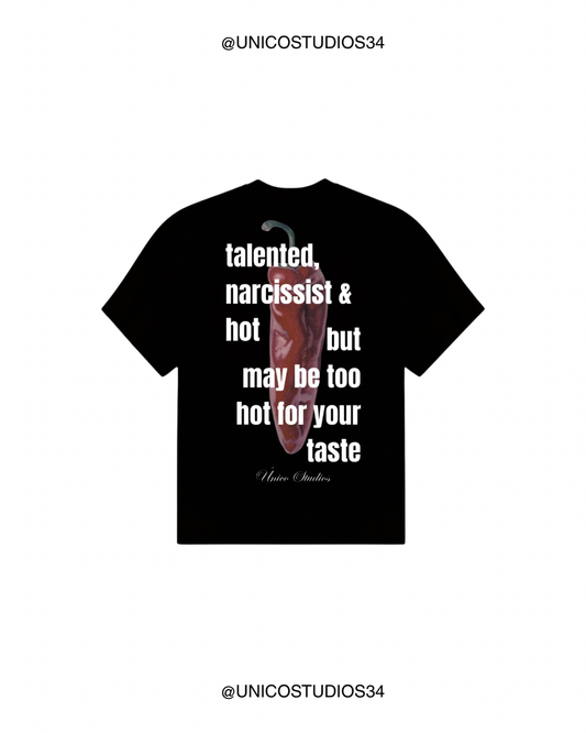 ÚNICO STUDIOS TOO HOT T-SHIRT - Black