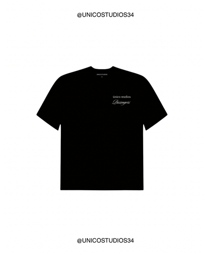 ÚNICO STUDIOS CATCH FLIGHTS T-SHIRT - Black