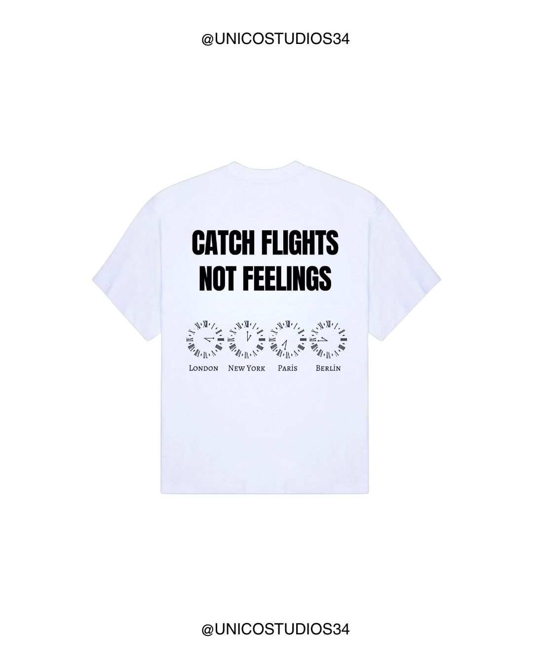 ÚNICO STUDIOS CATCH FLIGHTS T-SHIRT - White