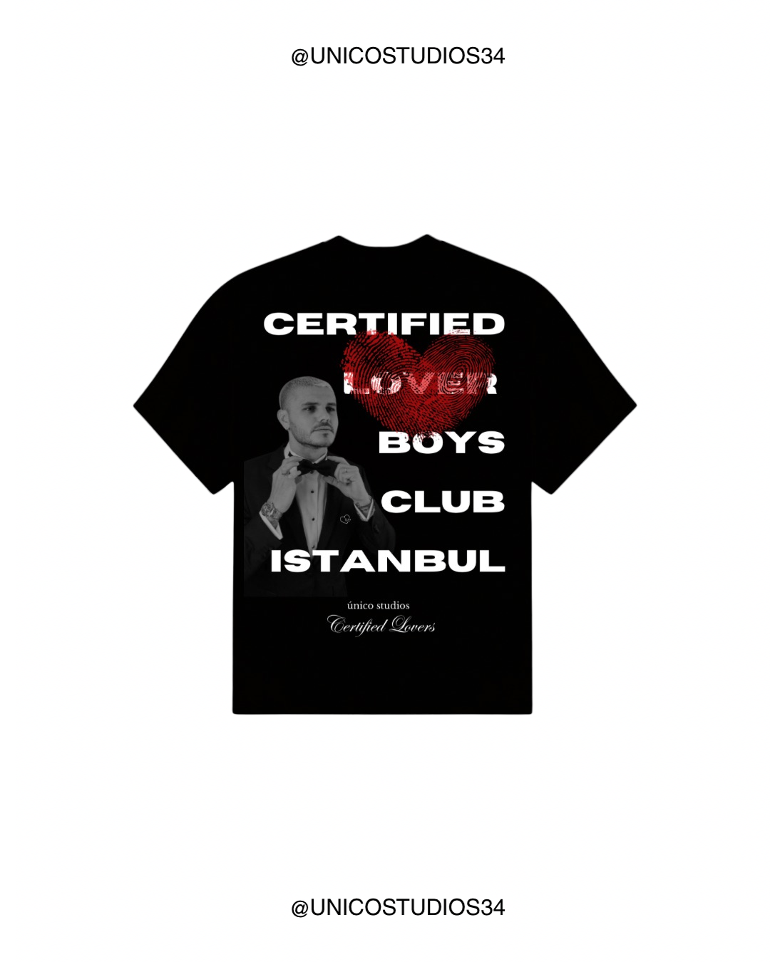 ÚNICO STUDIOS CLB ICARDI T-SHIRT - Black