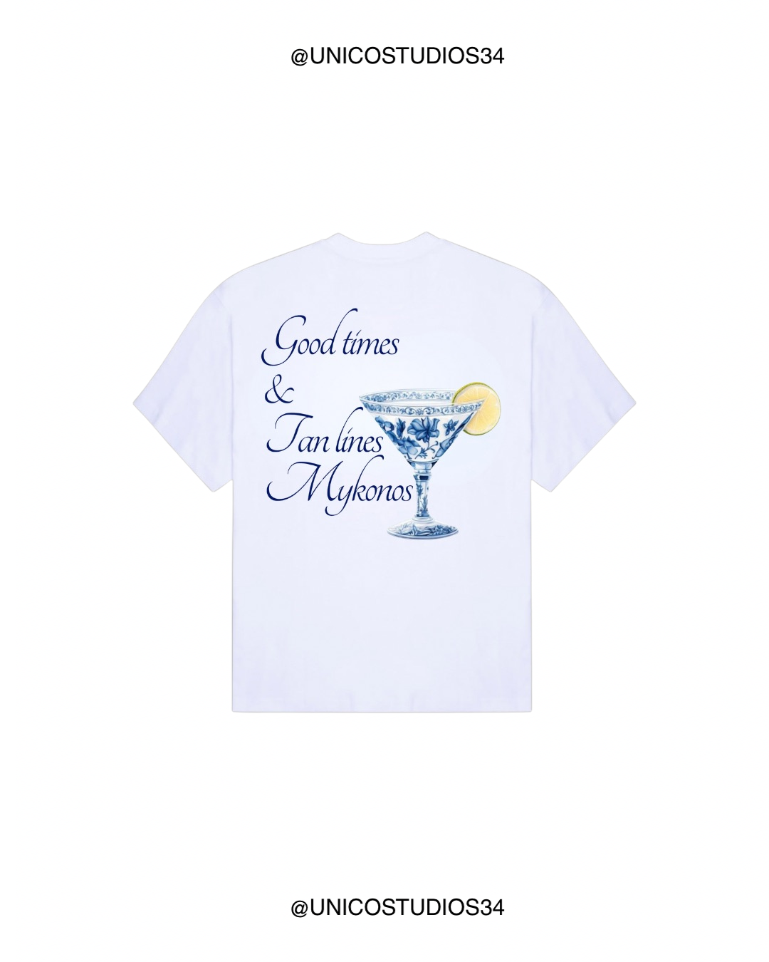 ÚNICO STUDIOS MYKONOS T-SHIRT - White