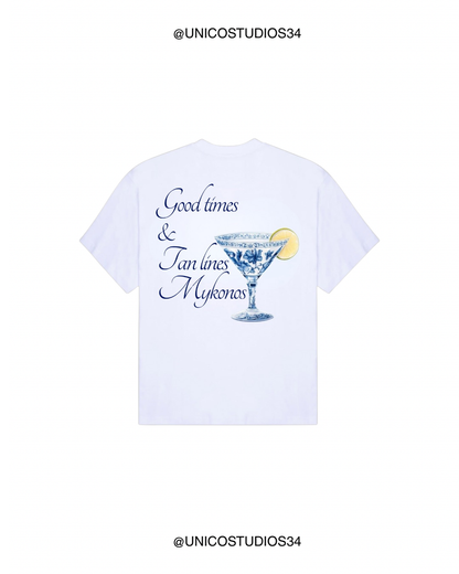 ÚNICO STUDIOS MYKONOS T-SHIRT - White