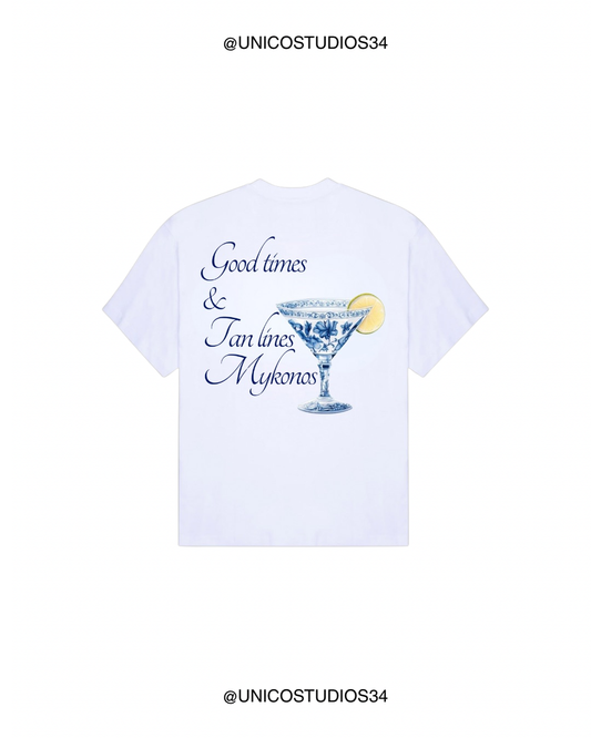 ÚNICO STUDIOS MYKONOS T-SHIRT - White
