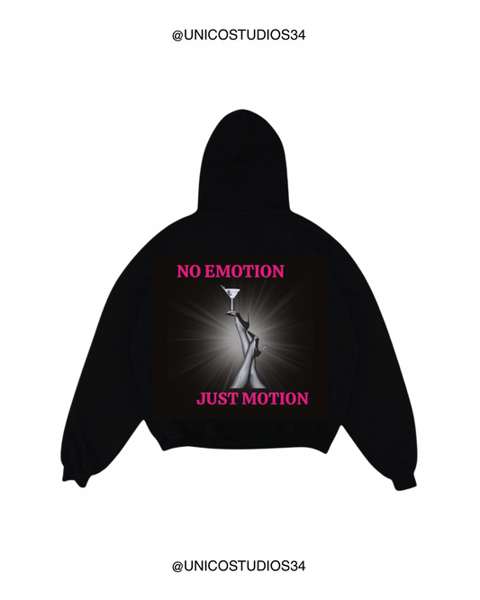 ÚNICO STUDIOS NO EMOTION HOODIE - Black