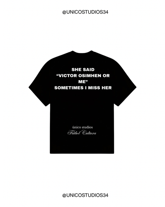 ÚNICO STUDIOS OSIMHEN T-SHIRT - Black