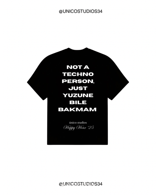 ÚNICO STUDIOS YUZUNE BILE BAKMAM T-SHIRT - Black