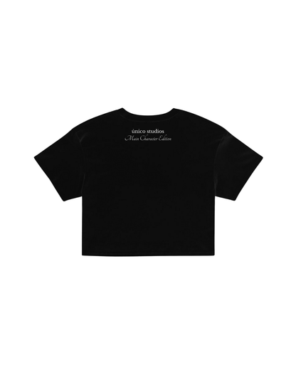 ÚNICO STUDIOS NO AESTHETICS CROP T-SHIRT - Black