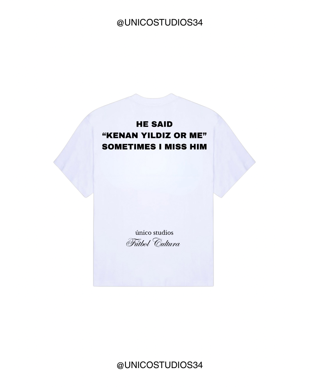 ÚNICO STUDIOS KENAN YILDIZ T-SHIRT - White