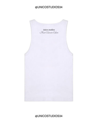 ÚNICO STUDIOS KENAN YILDIZ OR ME WOMEN’S TANK TOP - White
