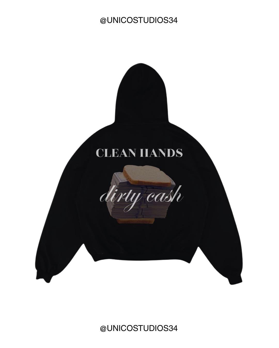 ÚNICO STUDIOS DIRTY CASH HOODIE - Black