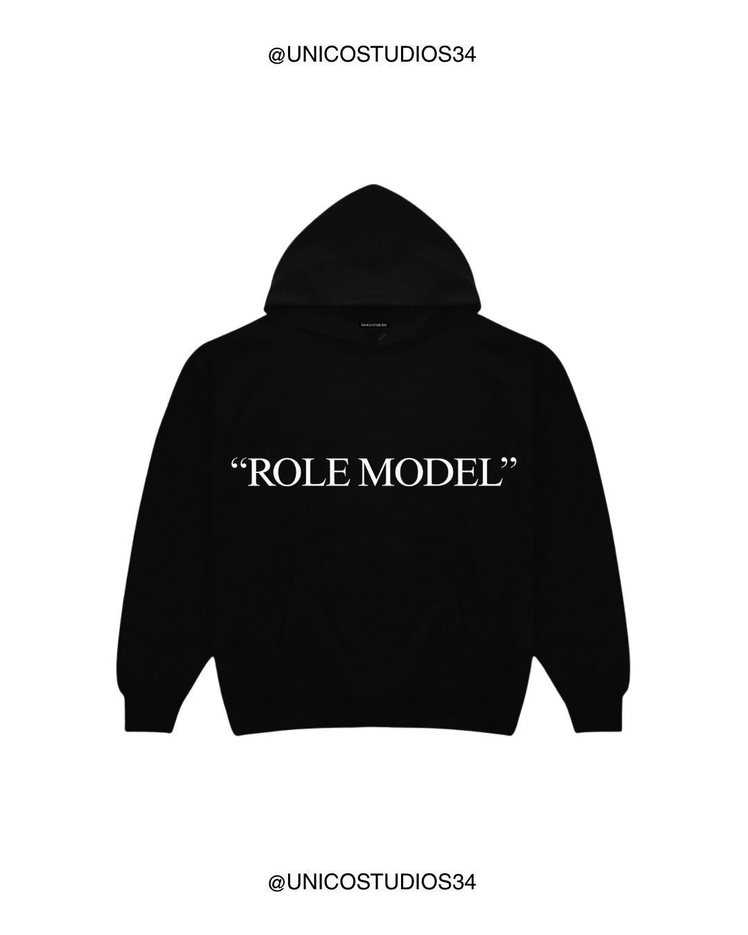 ÚNICO STUDIOS ROLE MODEL HOODIE - Black