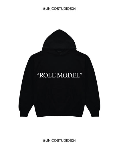 ÚNICO STUDIOS ROLE MODEL HOODIE - Black