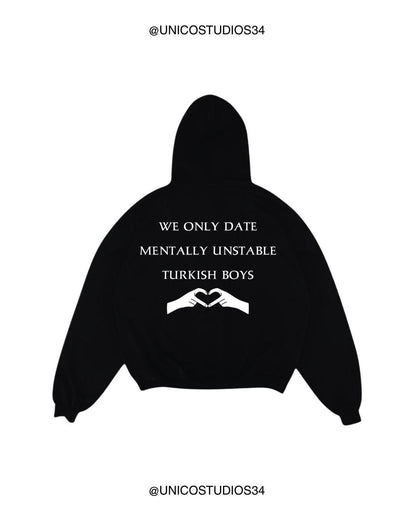 ÚNICO STUDIOS WE ONLY DATE HOODIE - Black