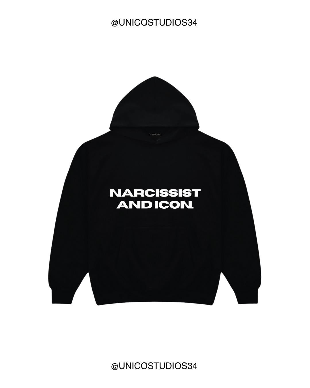 ÚNICO STUDIOS NARCISSIST AND ICON HOODIE - Black