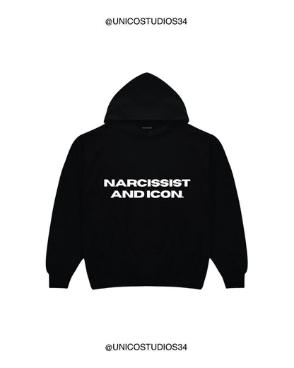ÚNICO STUDIOS NARCISSIST AND ICON HOODIE - Black