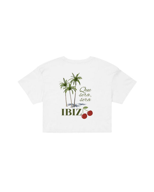 ÚNICO STUDIOS IBIZA CROP T-SHIRT - White