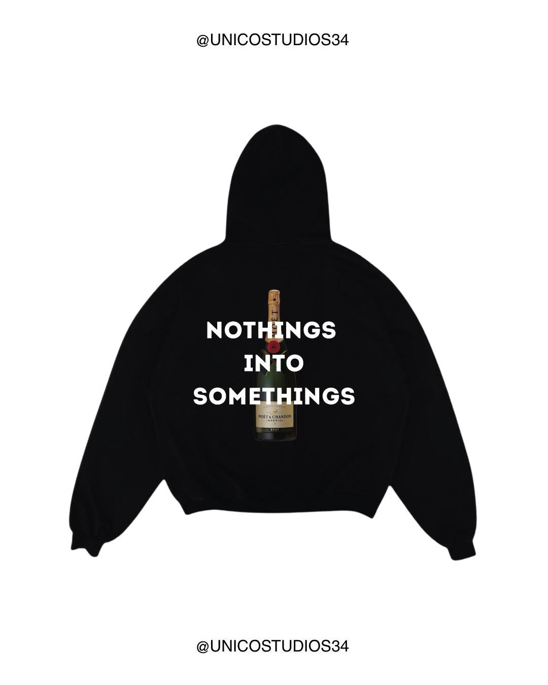 ÚNICO STUDIOS NOTHINGS INTO SOMETHINGS HOODIE - Black
