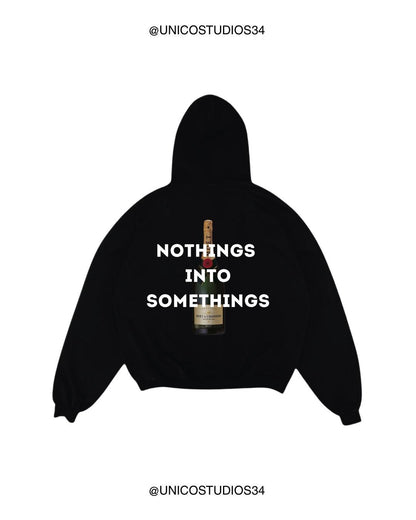 ÚNICO STUDIOS NOTHINGS INTO SOMETHINGS HOODIE - Black