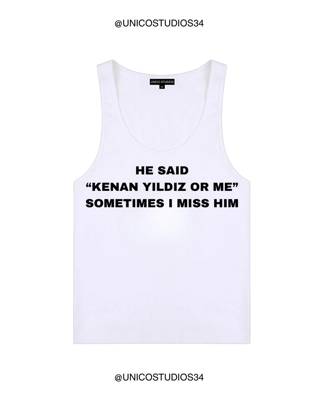 ÚNICO STUDIOS KENAN YILDIZ OR ME WOMEN’S TANK TOP - White
