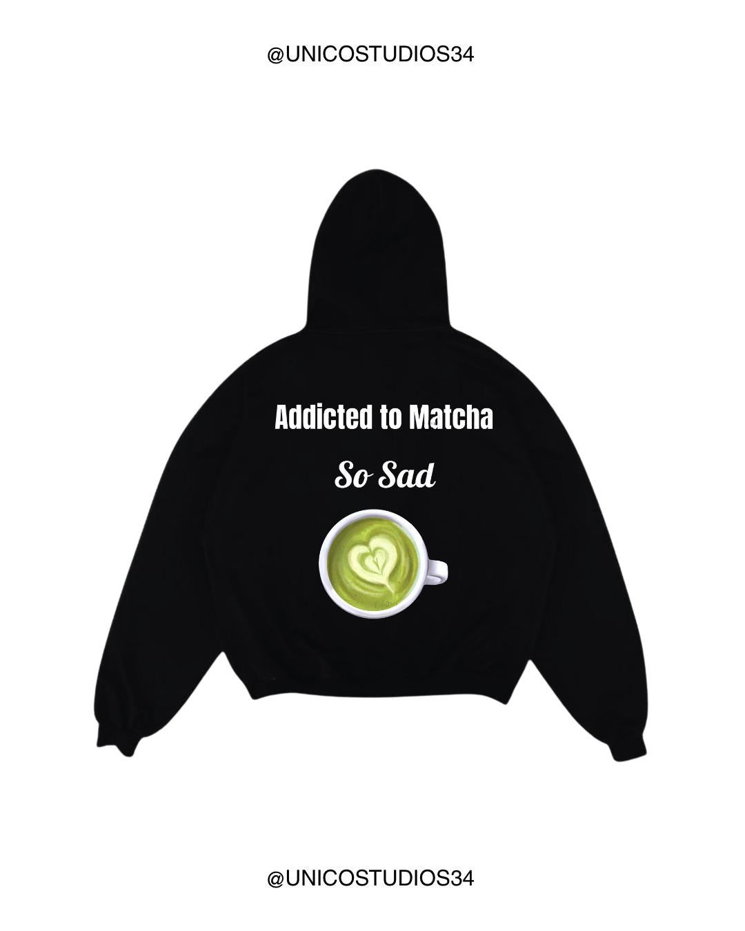 ÚNICO STUDIOS MATCHA SO SAD HOODIE - Black