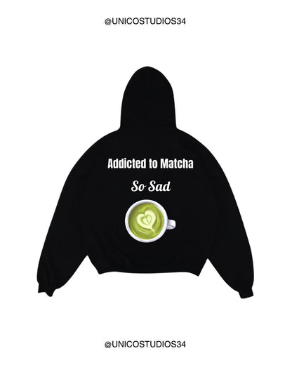 ÚNICO STUDIOS MATCHA SO SAD HOODIE - Black