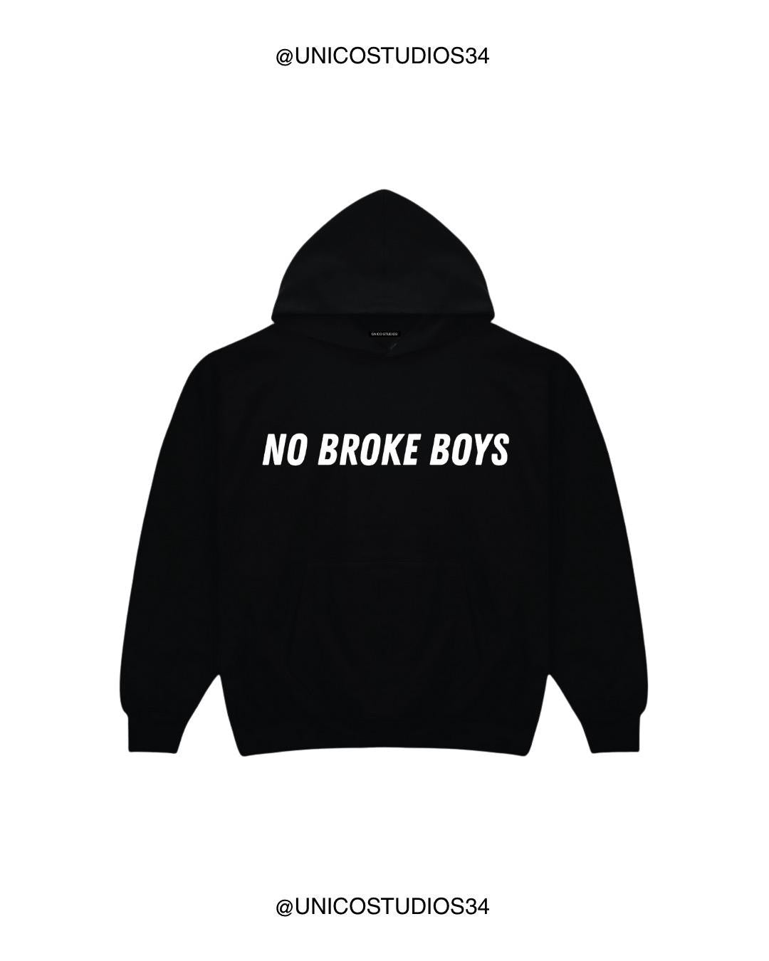 ÚNICO STUDIOS NO BROKE BOYS HOODIE - Black