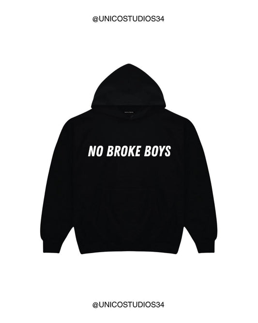 ÚNICO STUDIOS NO BROKE BOYS HOODIE - Black