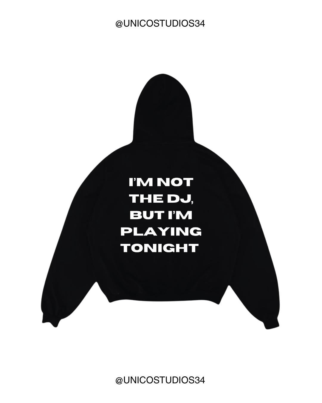 ÚNICO STUDIOS PLAYING TONIGHT HOODIE - Black