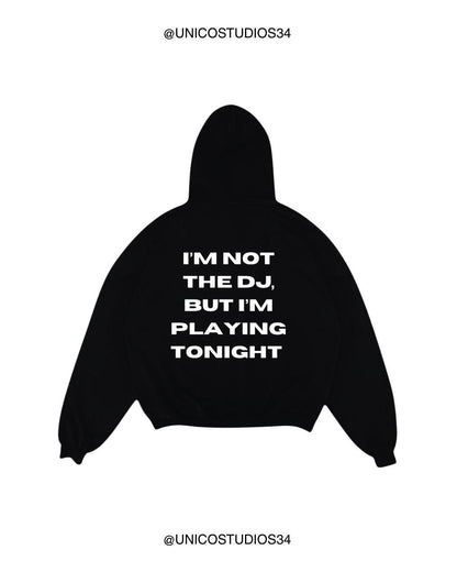 ÚNICO STUDIOS PLAYING TONIGHT HOODIE - Black